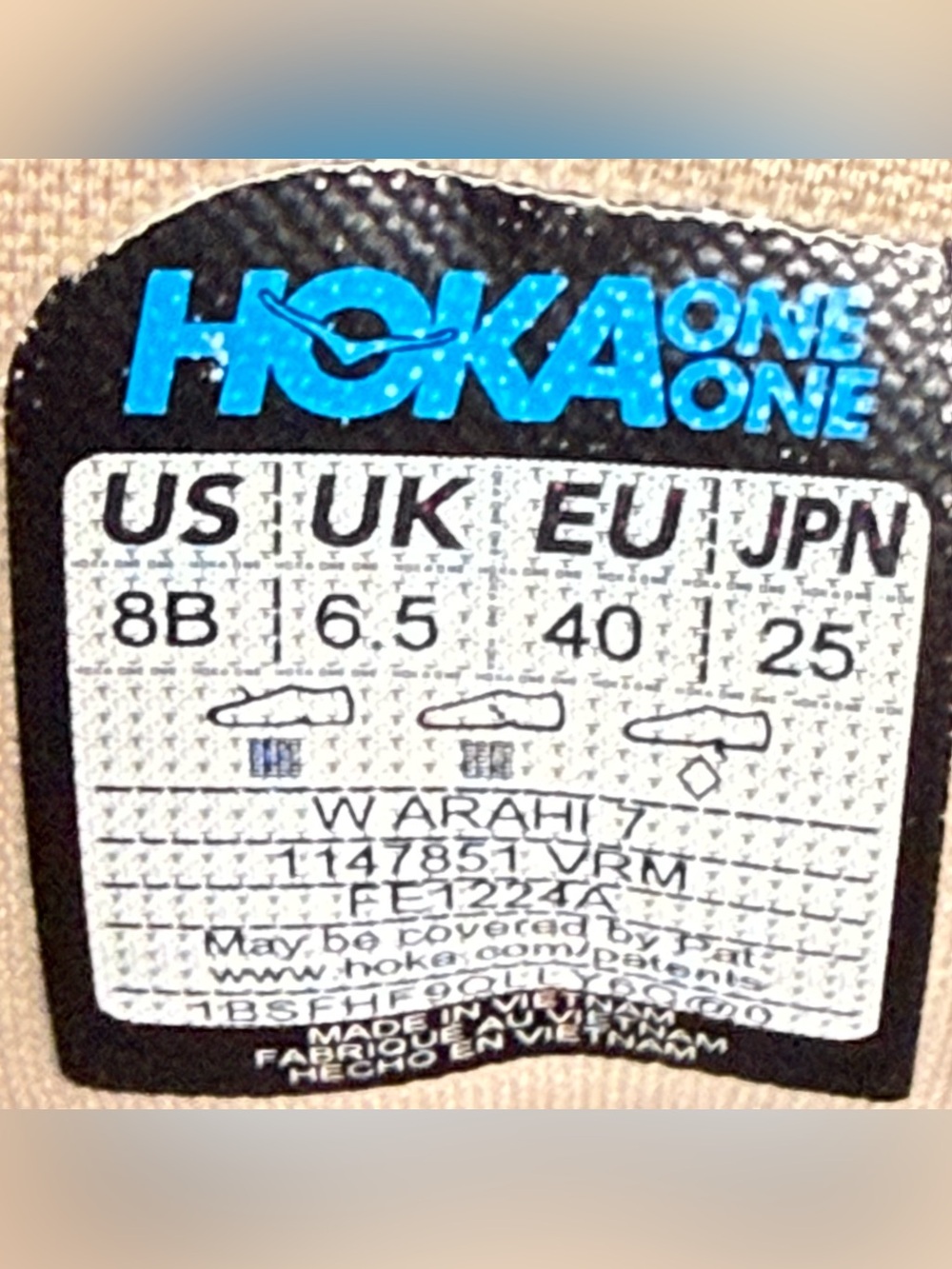 HOKA Arahi 7 Women’s 8 Vanilla/Cream Running Shoes - Picture 11 of 13